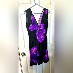 2X women’s Hawaiian print dress